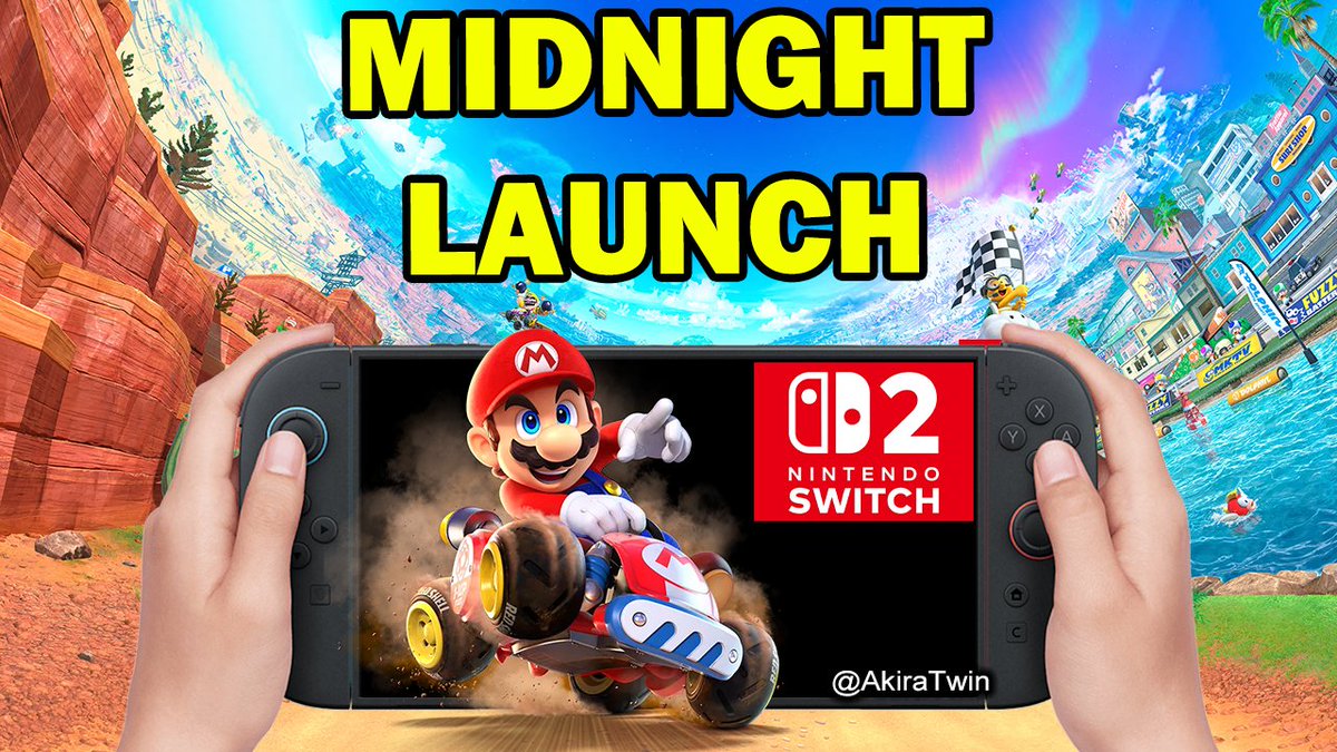 AkiraTwin's tweet photo. I haven't been to an old school midnight console launch in a hot minute, so I'm excited to go to the UK's only announced one. Fingers crossed.
https://t.co/ia4vInJbed
#Switch2 #Nintendo #NintendoSwitch2 #NintendoSwitch #akiratwin #gamingthreads #Switch2抽選 https://t.co/DCI9Z1oACI