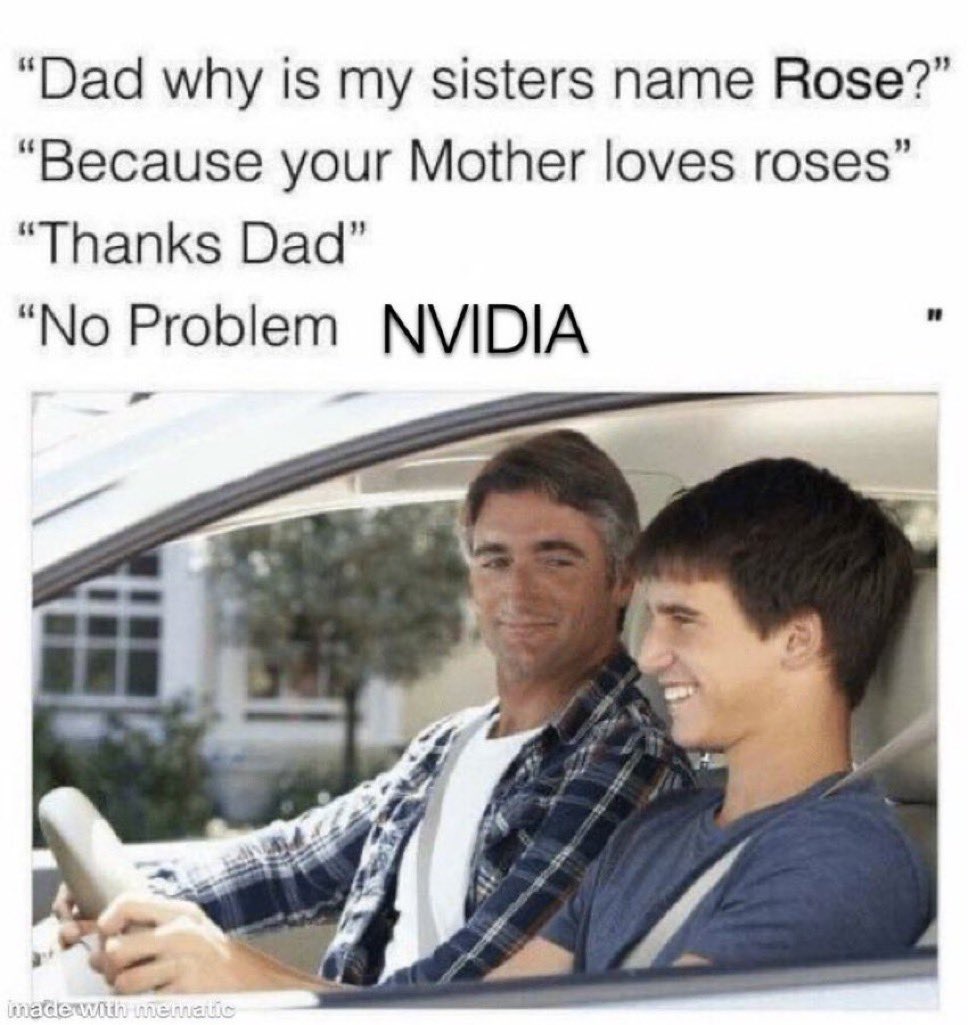 HeroDividend's tweet photo. My entire timeline right now $NVDA https://t.co/cVDofXniR5