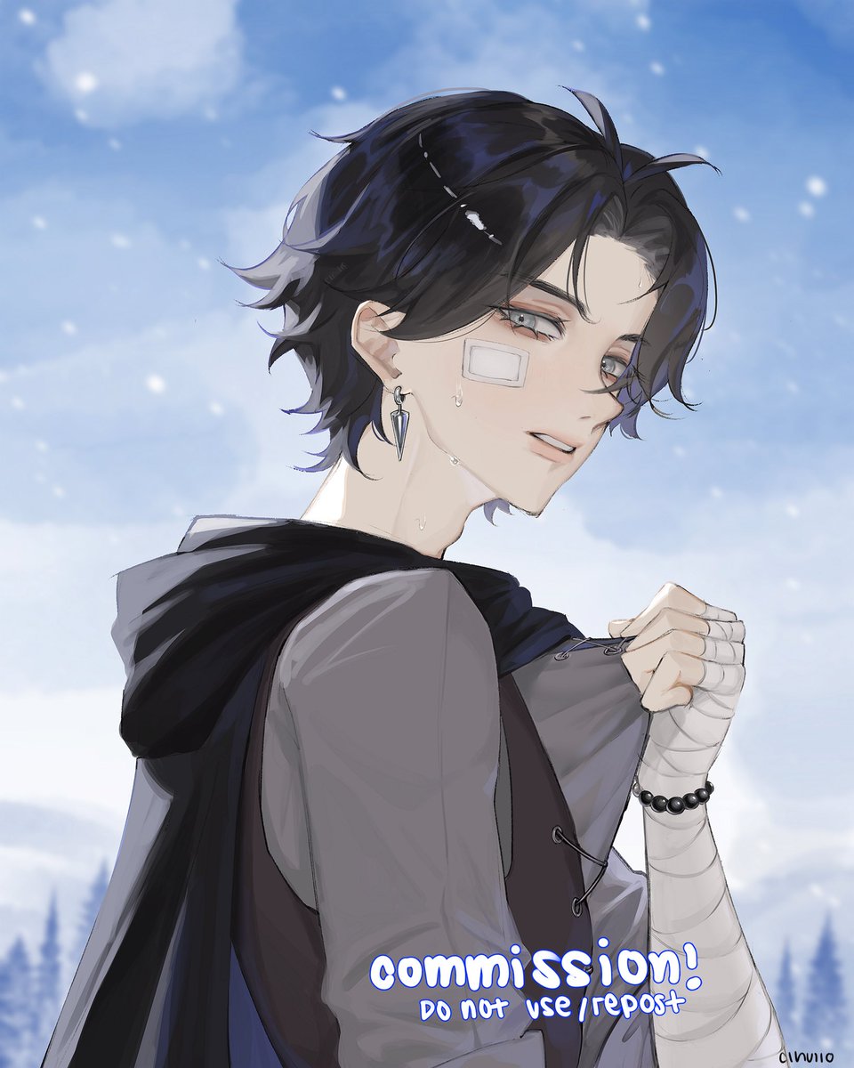 ❄️☆*:.｡. o(≧▽≦)o .｡.:*☆ 

first comm done!! (btw slots still open if anyone wants to buy 😸)