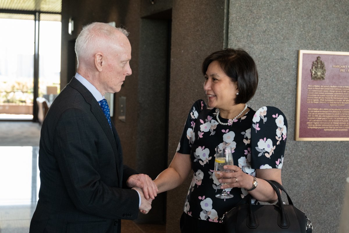 MariaSAustria's tweet photo. And the farewells begin! Thank you DFM Morrison for the gracious farewell luncheon as I near the end of my tour of duty in Canada, and to Senator Osler, Minister Valdez, ADM Epp,  ASEAN colleagues and other friends. Honoured to have helped strengthen 🇵🇭🇨🇦ties and friendships. https://t.co/kKEI3TnC9u