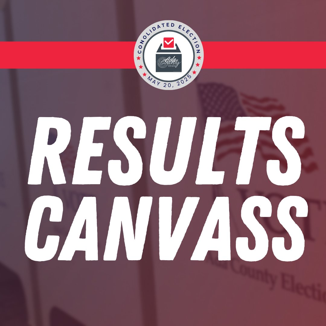 During the Open Business Meeting on Tuesday, the Ada County Board of Commissioners certified the Ada County Election results from the May 20, 2025 Consolidated Election. adacounty.id.gov/elections/live…