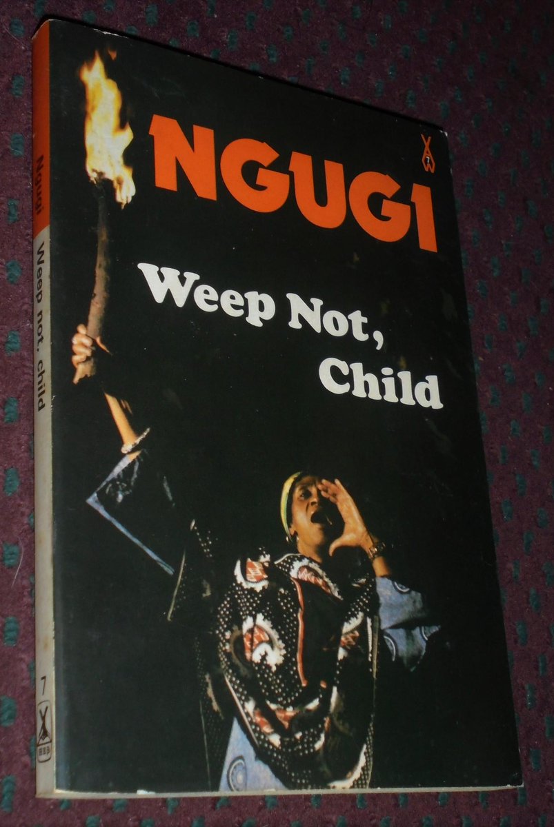 "On Monday, Njoroge went to school. He did not quite know where it was. He had never gone there..."
Many millions remember when they first read "Weep Not, Child" and discovered African resistance. I still have my receipt for this edition, 1800 USh in 1994.
RIP Ngugi wa Thiong'o