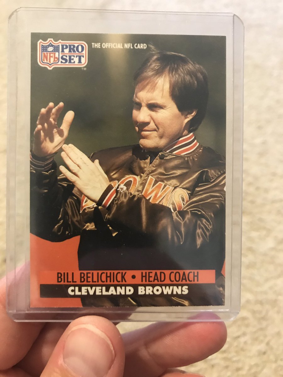Bill Belichick Rookie Card 

This card is older than his girlfriend
