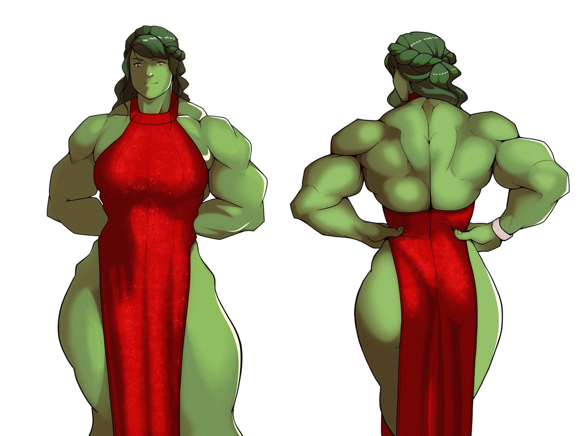 She-Hulk in a dress? I think so #shehulk