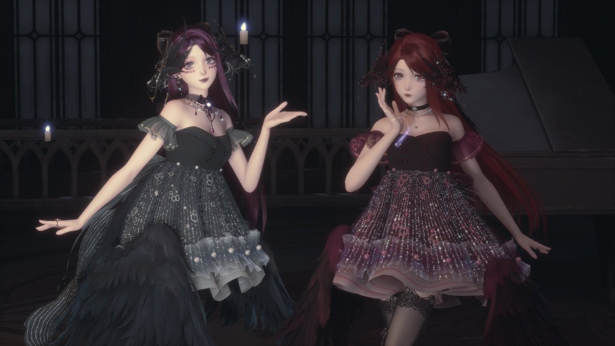 We tried to have matching outfits #infinitynikkitwt