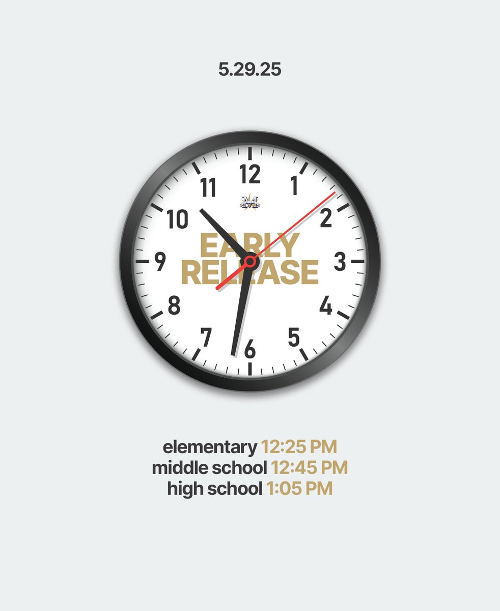 mesquiteisdtx's tweet image. TOMORROW is the day Mesquite! Please see below for the early release schedule 🗓️ #SummerVibes