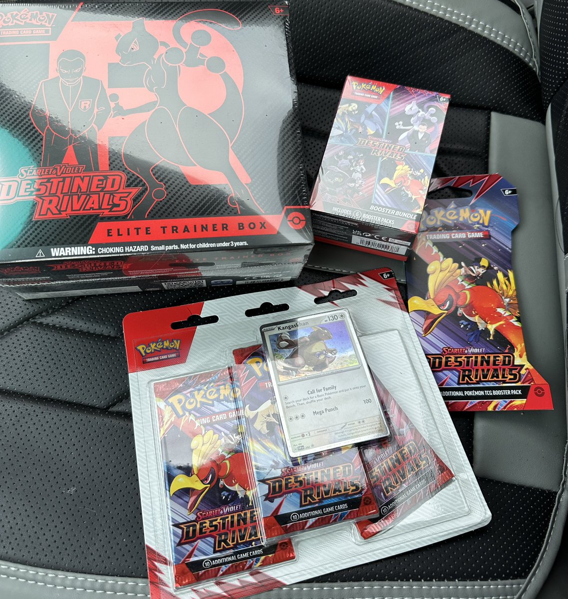 The Pokegods were with me today! Can’t wait to surprise the kiddo with these when he gets home from school. 🤞🏼🤞🏼🤞🏼 for some kick ass pulls #DestinedRivals #PokemonTCG