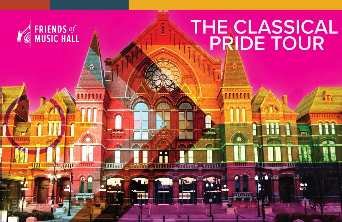 FriendsHall's tweet image. Celebrating National Pride Month, join us for an Outdoor Tour June 4 @ 5:30p led by FMH tour guides, followed by a private social hour @SymphonyHotel. Tix price include a 60 min tour, one specialty cocktail/beverage, &amp;amp; light bites. 

Tix: friendsofmusichall.org/music-hall-tou…