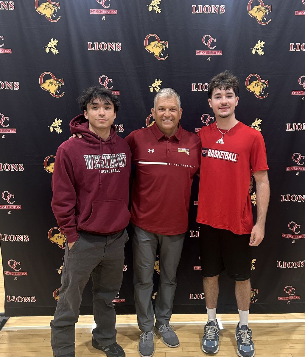 CoachMarkAmaral's tweet image. Recognizing the 19+ spring signees here at @OaksChrstnLions today and especially these two. @IsayahGarcia and @TroyMcgovern3 headed to Westmont College and Mid American University. Congrats Fellas.