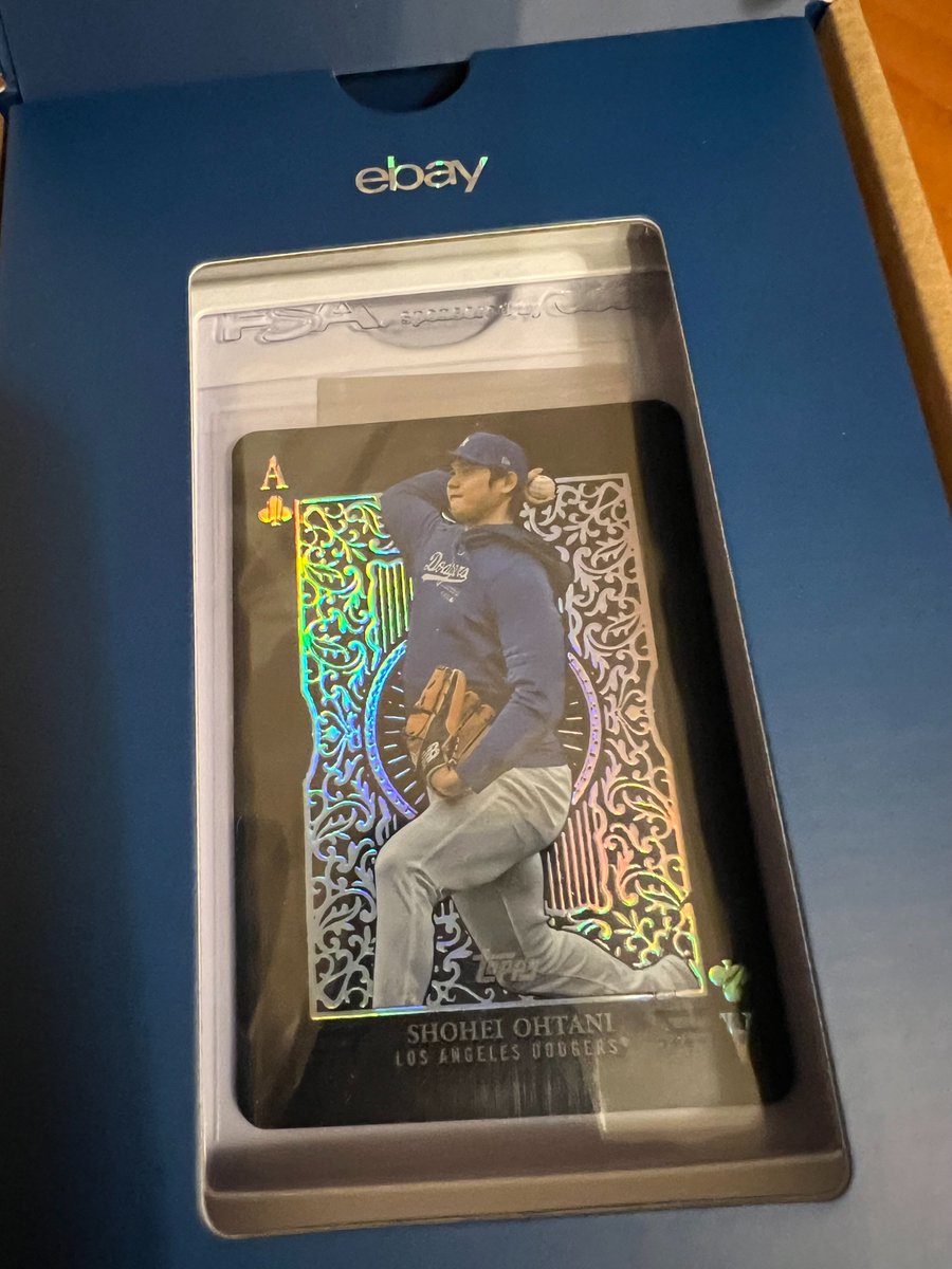 アメリカのebayからベースボールカード(2025 TOpps Series 1 Shohei