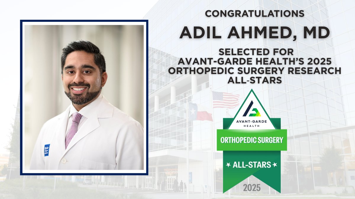 BCMOrtho's tweet image. Congratulations to Dr. Adil Ahmed for being named in the top 3% of all Orthopedic Surgery researchers by Avant-garde Health's Healthcare Research All-Star list!
To see the full list: avantgardehealth.com/best-surgeons-…