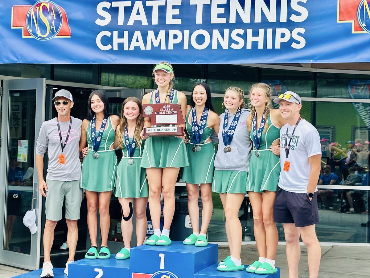 lswathletics's tweet photo. Your Class A ladies tennis team state runner ups. Excellent job this week ladies. Congratulations to all of our coaches and student athletes. https://t.co/AISGlbHNnV