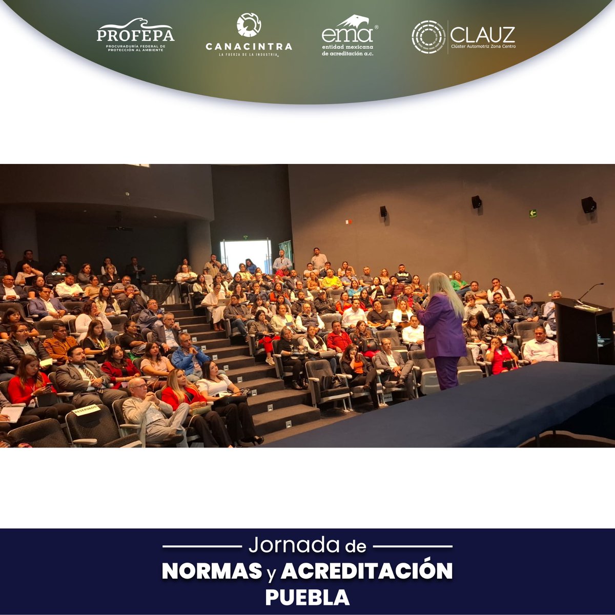 ema_ac's tweet photo. 🎉 ¡Gracias por acompañarnos en las Jornadas de Normas y Acreditación en Puebla!
Agradecemos a @PROFEPA_Mx , @CANACINTRAMex  y @clauz_mx  y al @TecdeMonterrey  campus Puebla por su colaboración y apoyo.
#NormasYCalidad #Sostenibilidad #IndustriaResponsable https://t.co/7gq7A9gkL9