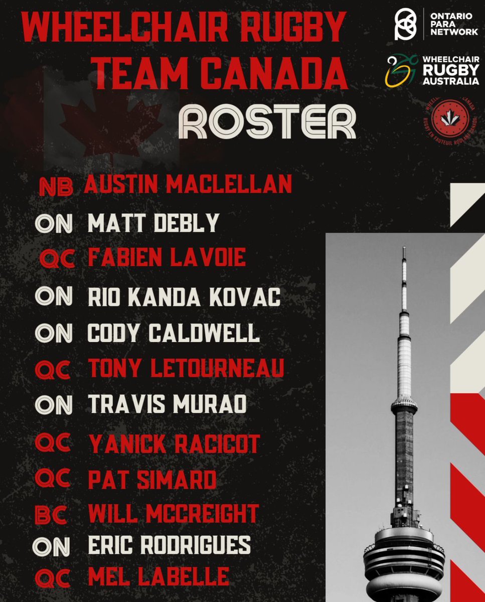 🇨🇦 Team Canada takes the court at the 2025 Santos Wheelchair Rugby World Challenge – May 29–June 1 in Adelaide! 

🌏 Catch the action LIVE on CBC &amp; support our athletes as they battle the world’s best.

📲 More: YouTube.com/WheelchairRugb…

#TeamCanada #WRWC2025
