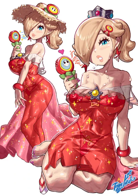 【再掲】シースルー・ファイアロゼッタ様 【Repost】See-through Fire Rosalina