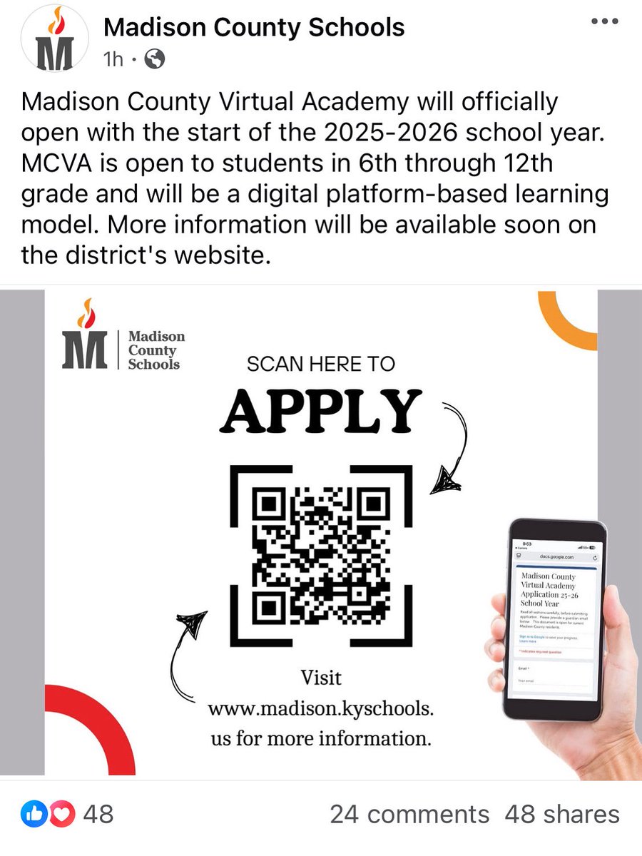 MCHS__SB's tweet photo. Yes, you can attend the virtual academy and still play school sports! https://t.co/IaRIRnUHs3