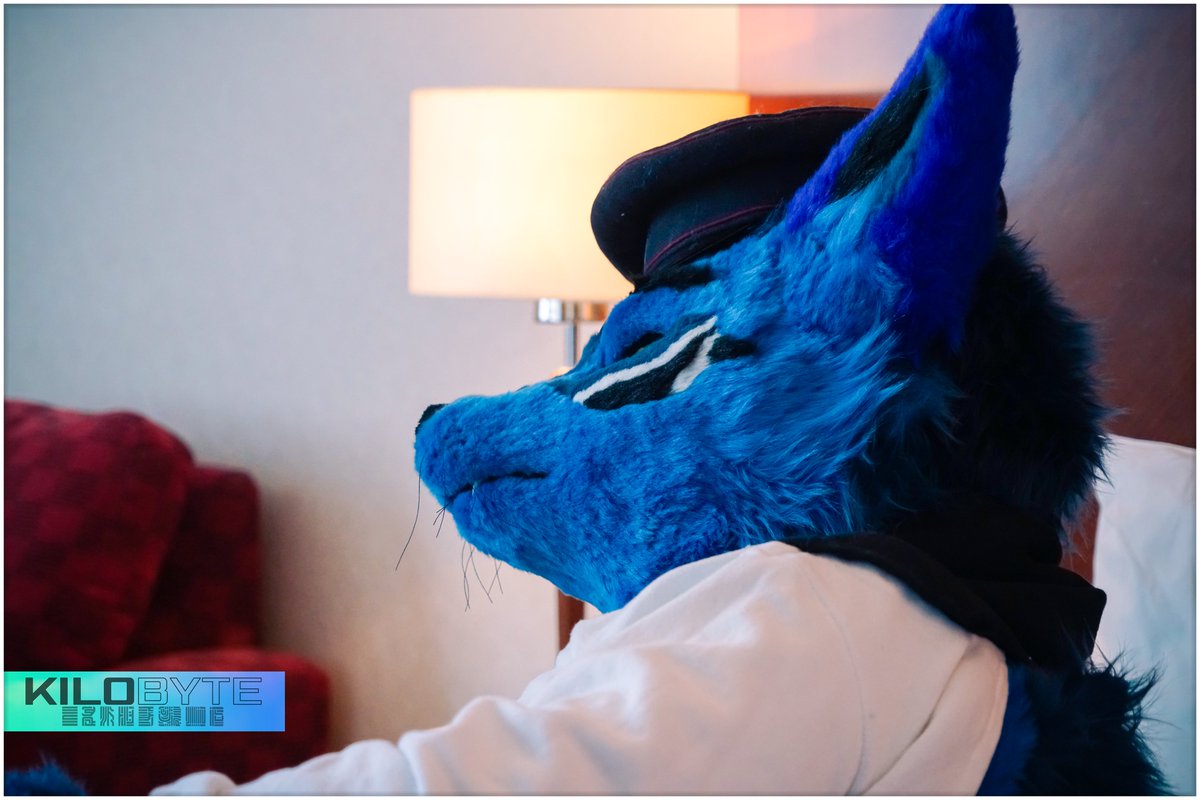 Finally had the chance to wear this bugger at #cfz2025 
I honestly had a great time there and I'm grateful for all the new friends we made ^^

The idiot with the camera was <a href="/KilobyteFox/">Memory Leak</a> &lt;3

#Rexouium #fursuiting #confuzzled2025 #Confuzzled