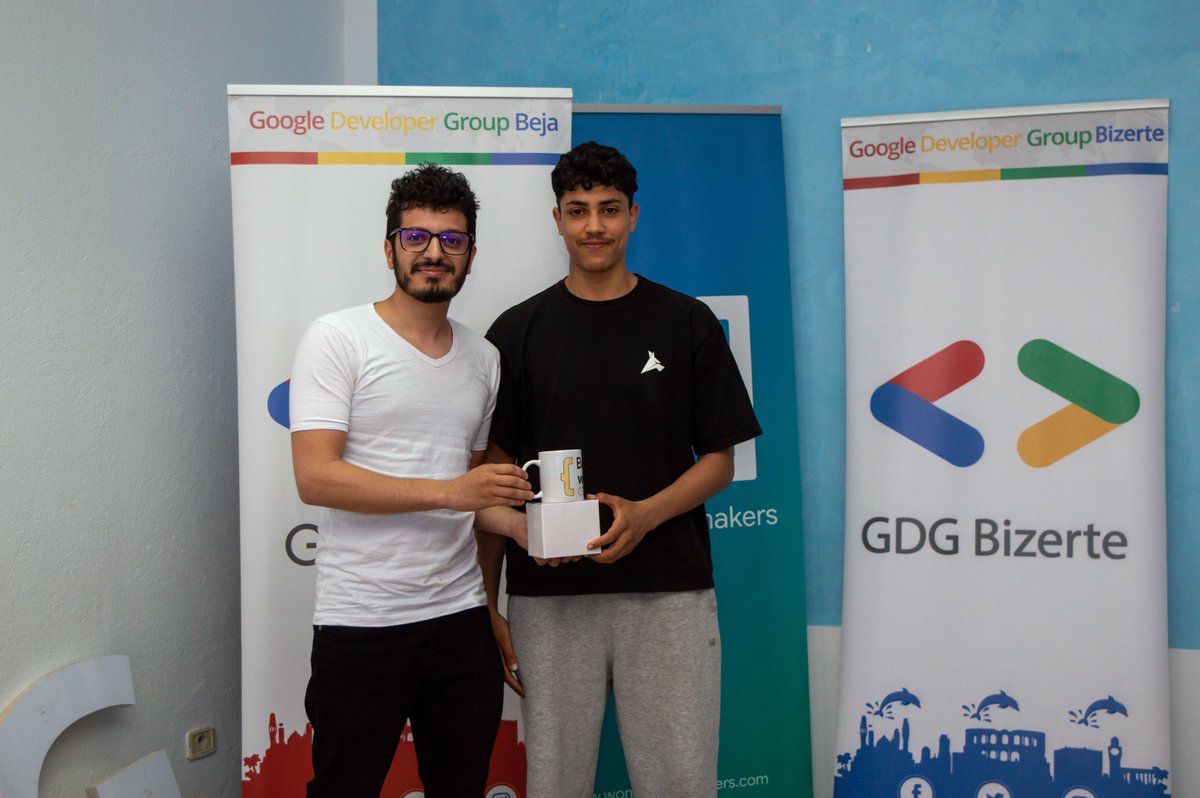 🏆  Quiz winners, assemble 🏆
 At BuildWithAI Béja, we ran an AI Quiz Challenge and the champs crushed it! 🧠🔥

👏 Congrats to our winners &amp; thanks to everyone who played!

 #GDGBeja #GDGBIZERT #GoogleDeveloperGroups #BuildWithAI
