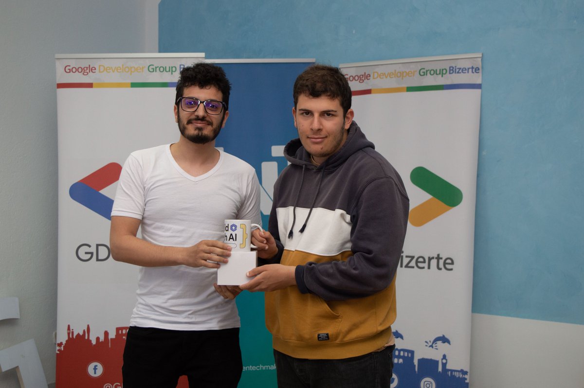 GDGBeja's tweet photo. 🏆  Quiz winners, assemble 🏆
 At BuildWithAI Béja, we ran an AI Quiz Challenge and the champs crushed it! 🧠🔥

👏 Congrats to our winners &amp; thanks to everyone who played!

 #GDGBeja #GDGBIZERT #GoogleDeveloperGroups #BuildWithAI https://t.co/5dZOlZSBbb