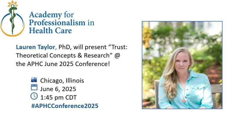 TheAPHC (@theaphc) on Twitter photo Join us at the APHC June 2025 Conference! Lauren A Taylor, PhD, will present "Trust – Theoretical Concepts & Research" on June 6 at 4:45 PM CDT in Chicago, IL. Register at lnkd.in/e3QAV2as!
<a href="/nyugrossman/">NYU Grossman School of Medicine</a> Join us at the APHC June 2025 Conference! Lauren A Taylor, PhD, will present "Trust – Theoretical Concepts & Research" on June 6 at 4:45 PM CDT in Chicago, IL. Register at lnkd.in/e3QAV2as!
<a href="/nyugrossman/">NYU Grossman School of Medicine</a>