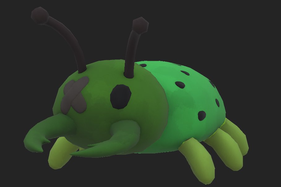 NDollmaker's tweet photo. Also made a 3D Buggy recolor kit in Vesper's discord (Flat textures and a substance painter file) for vesper and the buggies to make their own custom strawbuggies. as an example here is the glorpa buggy, and an example of the sliders in action.
#bugpix https://t.co/tSUgOP8vGO