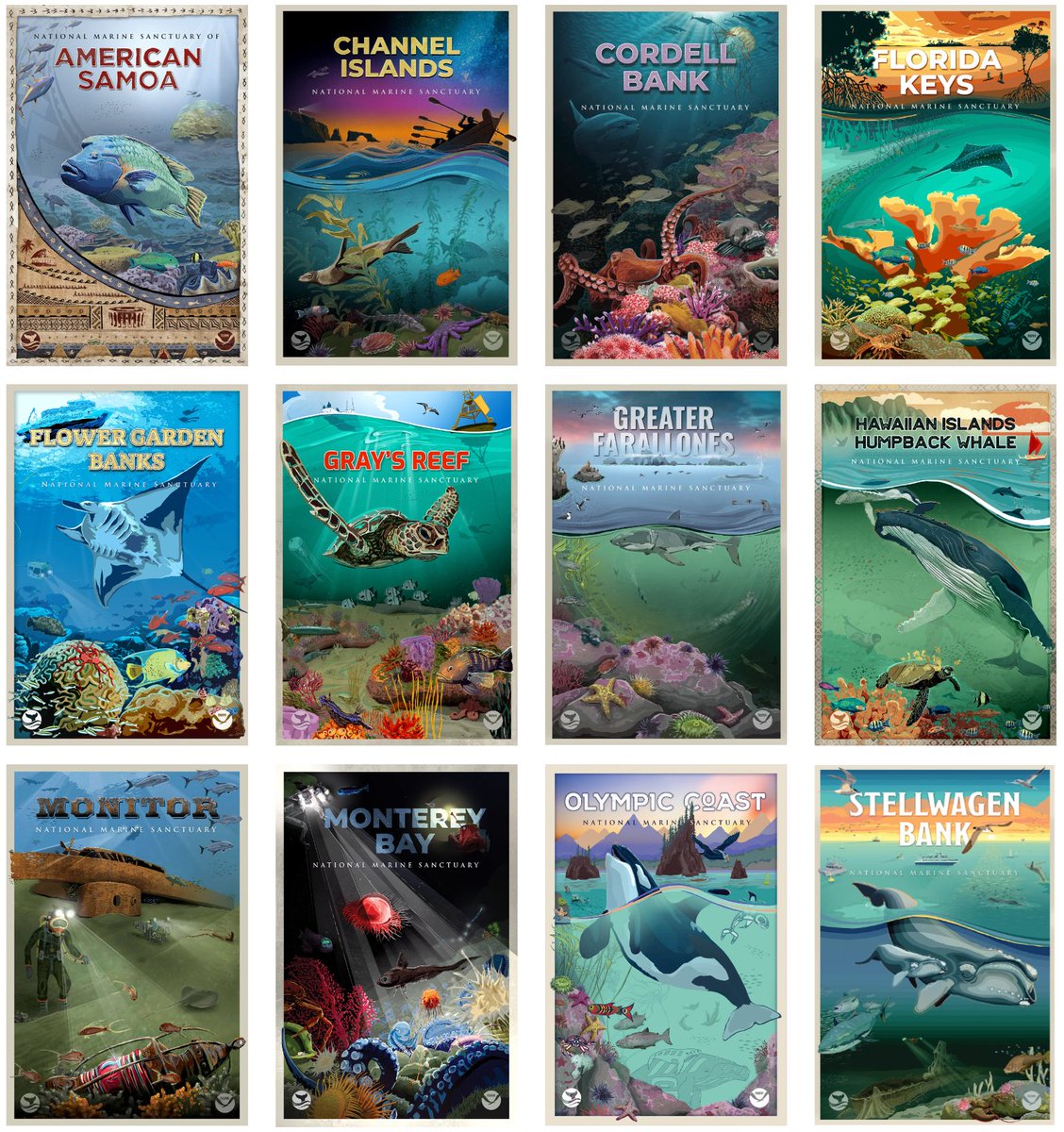 A new #SaveSpectacular commemorative poster is coming your way soon! 🎨

Any guesses which national marine sanctuary will be featured in our next release?