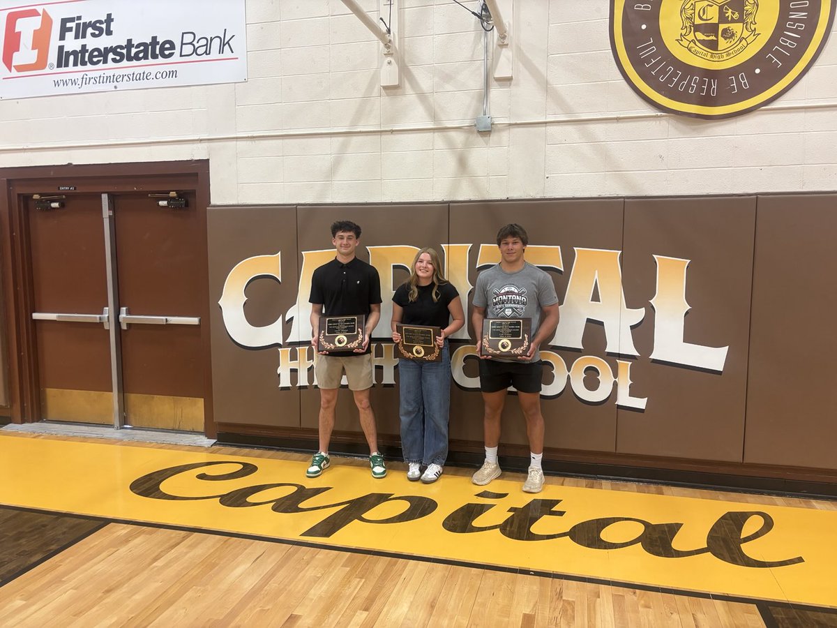 Proud of Merek Mihelish, Taylor Zanto, and Cole Graham. Merek and Cole are recipients of the Bob Bean award and Taylor the recipient of the Jude Gleason award. An award that honors successes on the playing field, the classroom, and in the community. GO BRU! #WE NOT ME
