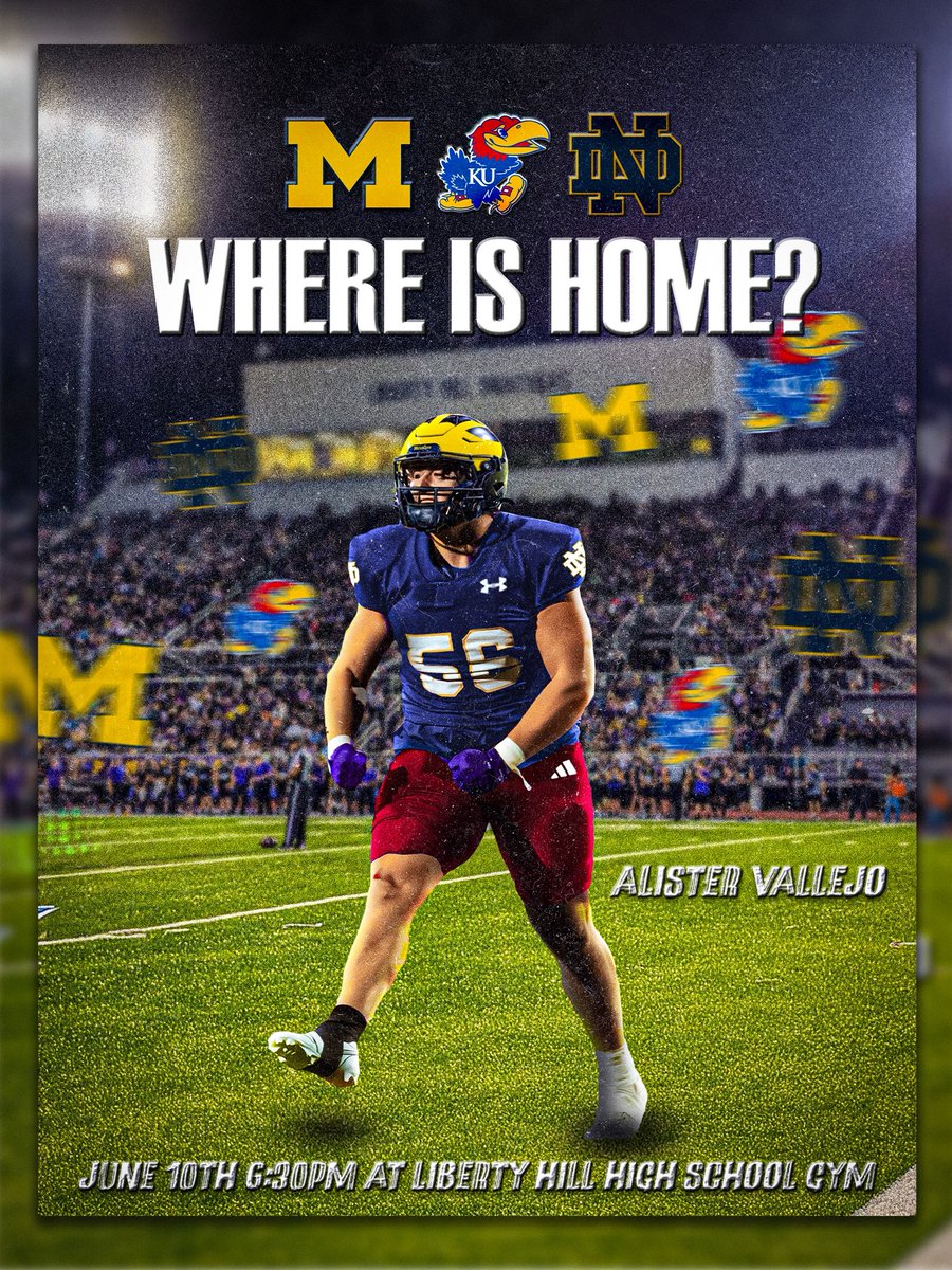Alister Vallejo (@alistervallejo) on Twitter photo Where is 🏠?!?
〽️
🔴⚪️🔵
🍀
Grateful. For the journey—every high, every low, and every lesson in between. God did. #lafamilia #recruitLH
<a href="/LH_Panthers_FB/">Liberty Hill Football</a> <a href="/CoachSeaborn/">Coach David Seaborn ♦️</a> <a href="/kwalkcoach/">Kent Walker</a> <a href="/coach_johns/">Jordan Johns</a> <a href="/ChanceVineyard1/">Coach V</a> <a href="/Coach_Acevedo/">Rudy Acevedo M.Ed.</a>
<a href="/scottha84069422/">scott hawkins</a> <a href="/9ine0Elite/">NINE 0 ELITE TRAINING ACADEMY</a>
<a href="/JNSC33/">John Norcott MS CSCS SCCC</a> <a href="/coach_bridges/">Matt Bridges</a> Where is 🏠?!?
〽️
🔴⚪️🔵
🍀
Grateful. For the journey—every high, every low, and every lesson in between. God did. #lafamilia #recruitLH
<a href="/LH_Panthers_FB/">Liberty Hill Football</a> <a href="/CoachSeaborn/">Coach David Seaborn ♦️</a> <a href="/kwalkcoach/">Kent Walker</a> <a href="/coach_johns/">Jordan Johns</a> <a href="/ChanceVineyard1/">Coach V</a> <a href="/Coach_Acevedo/">Rudy Acevedo M.Ed.</a>
<a href="/scottha84069422/">scott hawkins</a> <a href="/9ine0Elite/">NINE 0 ELITE TRAINING ACADEMY</a>
<a href="/JNSC33/">John Norcott MS CSCS SCCC</a> <a href="/coach_bridges/">Matt Bridges</a>