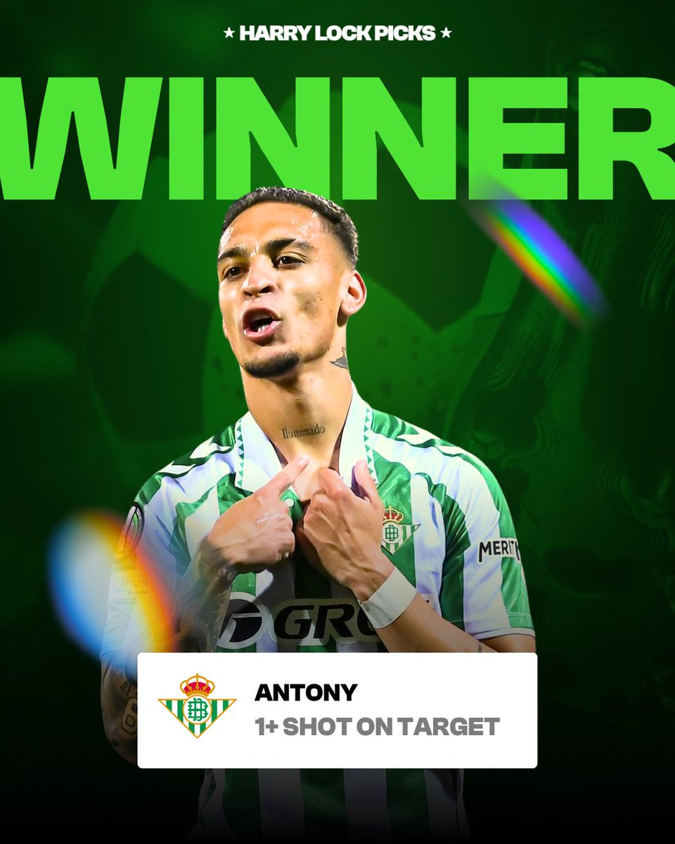 💥 BOOOOOOOMMMMM 💥

Tap ❤️ for back to back POTD winners! 

Antony left it late but cashes for us! ✅