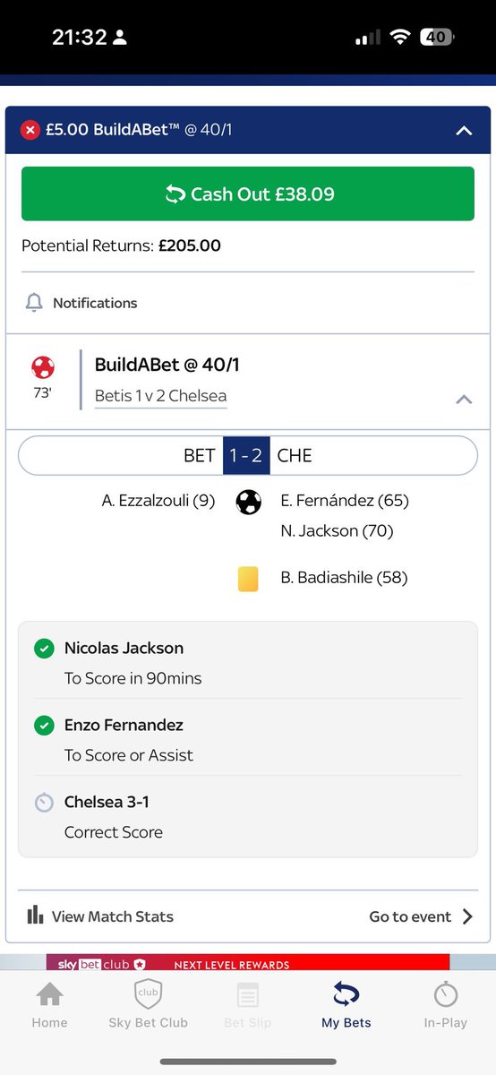 jack__jonas's tweet photo. Robbing fuckers @SkyBet offering a crap cash out at 2-1… keep it suspended at 3-1 as if they were waiting for the 4th goal. 

Scrapping my account #skybet @SkyBetHelp https://t.co/NVqbYXmqpN