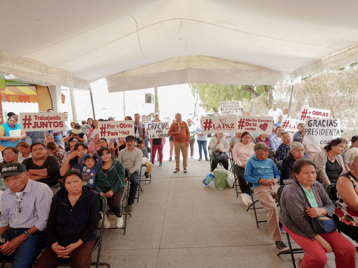 _MarthaGuerrero's tweet photo. Estoy muy agradecida con la Presidenta de la República, la Dra. Claudia Sheinbaum Pardo y SEDATU, porque gracias a su compromiso pudimos dar arranque de obras en nuestras zonas altas como #SanIsidro y #SanJoseLasPalmas.
¡Vamos bien y esto es solo el inicio!
#ServirConAmorYTrabajo https://t.co/NyesBcdibB