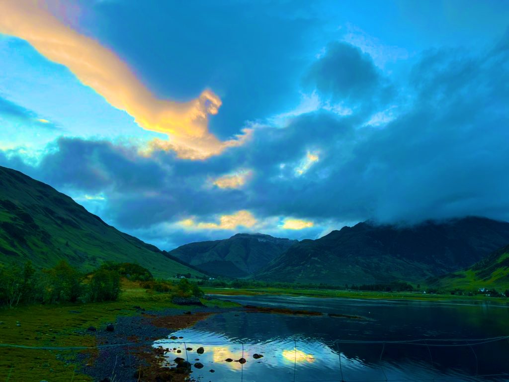 End of the day from Sheilbridge - Scottish Highlands 🏴󠁧󠁢󠁳󠁣󠁴󠁿