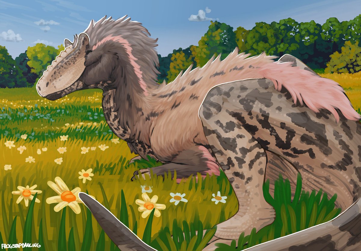 FR0GSTAPDANCING's tweet image. Older scene commission i figured i can share here too

Sorry I&apos;m not active here 😭 

#dinosaur #dinosaurart #pathoftitans #dinoart #scenecommission #commission #dinosaurs
