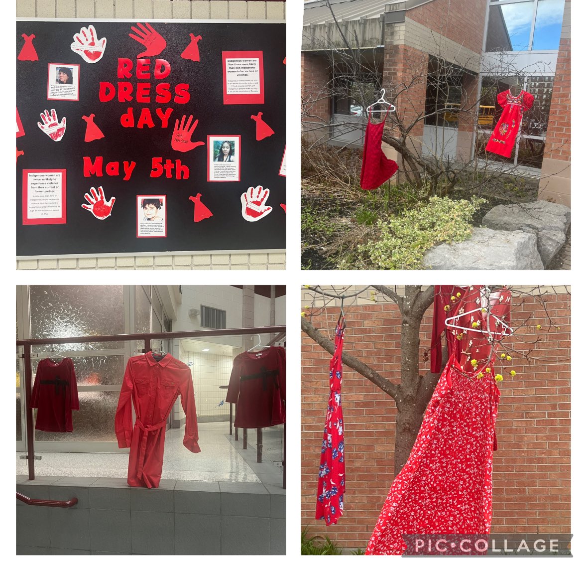 On May 5 St Peter CSS began their school day in prayer and reflection for all the Murdered and Missing Indigenous women, girls and two spirit. @pvnccdsb #BeingCommunity