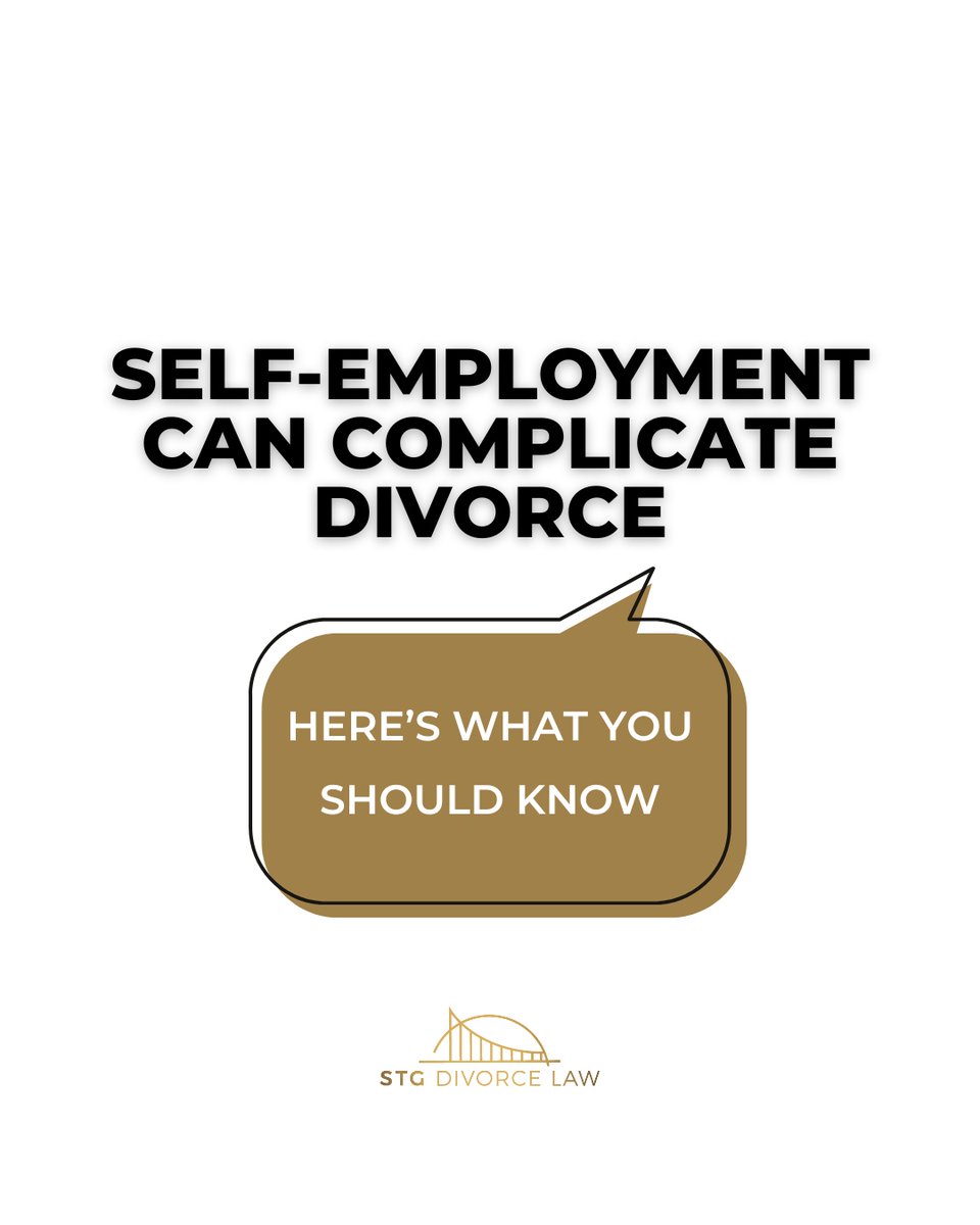 When one or both spouses are self-employed, divorce gets more complex—fast.  

• Hidden or irregular income 
• Commingled personal and business finances 
• Business valuation disputes 
• Tax complications  

Understanding how these factors affect asset division and support is