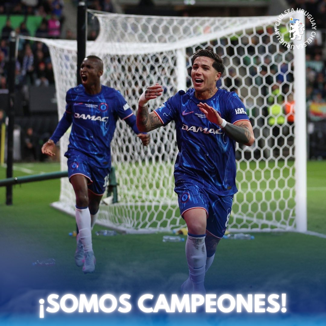 🏟️ | 𝙁𝙄𝙉𝘼𝙇 𝘿𝙀𝙇 𝙋𝘼𝙍𝙏𝙄𝘿𝙊

🟢 Real Betis 1 - 4 Chelsea 🔵

⚽️ Abde Ezzalzouli 9'
⚽️ Enzo Fernández 65'
⚽️ Nicolas Jackson 70'
⚽️ Jadon Sancho 83'
⚽️ Moisés Caicedo 90'+ 1

¡CAMPEONES DE LA CONFERENCE LEAGUE!