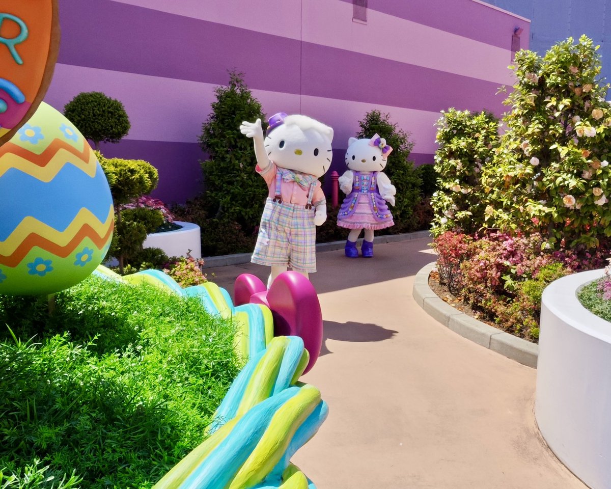 haiokandesuyo's tweet photo. 大人気のキティちゃん��ダニエルさんをお見送りしました☺️✨
#USJファン #USJ #NOLMIT #HelloKitty https://t.co/TqJzbWGlTc