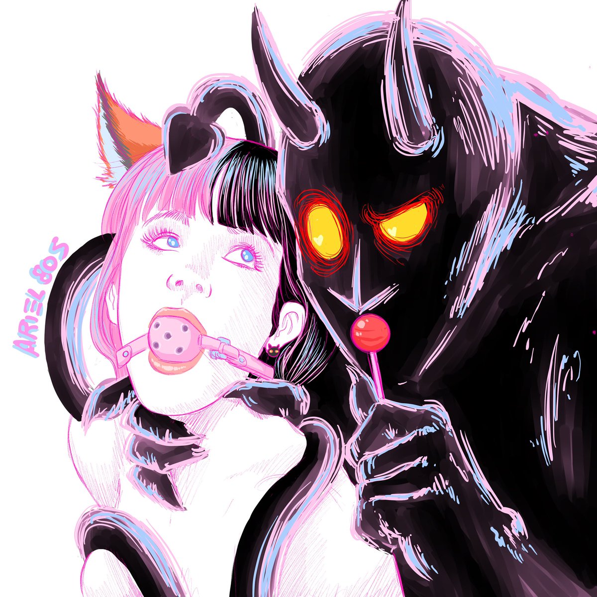 Ariel_80s's tweet photo. Do you want a Lollipop?😈⛓🦄🐾 https://t.co/o2mY9f7TQE https://t.co/OSKZi9N0QH