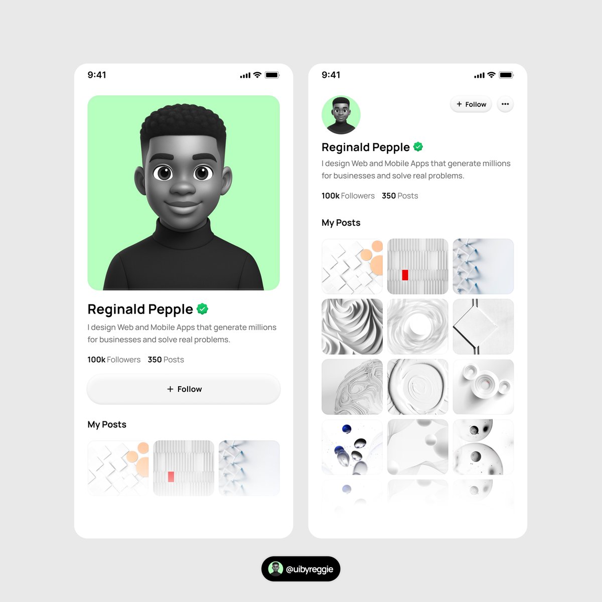 regaluiux's tweet photo. My submission got reviewed by @timxdesign and here's the final version ✅ https://t.co/yt6fXUPIXv