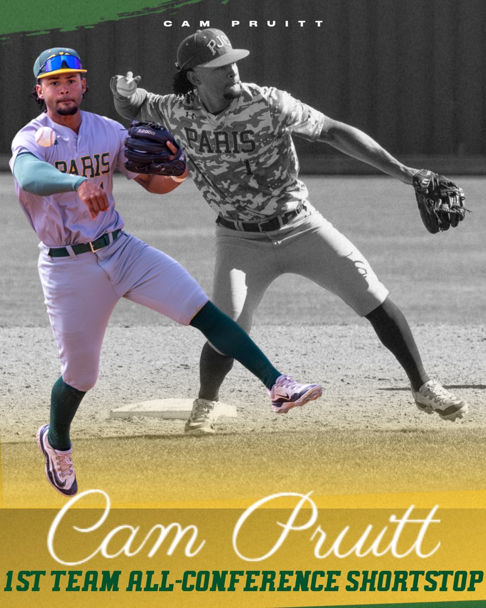 Dragon Baseball (@pjcbaseball) on Twitter photo Congratulations to Cam Pruitt on being named 1st Team All-Conference Shortstop!
<a href="/campruitt3/">Cam Pruitt</a> | 1st Team SS
#PJCbaseball #BuiltDifferent Congratulations to Cam Pruitt on being named 1st Team All-Conference Shortstop!
<a href="/campruitt3/">Cam Pruitt</a> | 1st Team SS
#PJCbaseball #BuiltDifferent