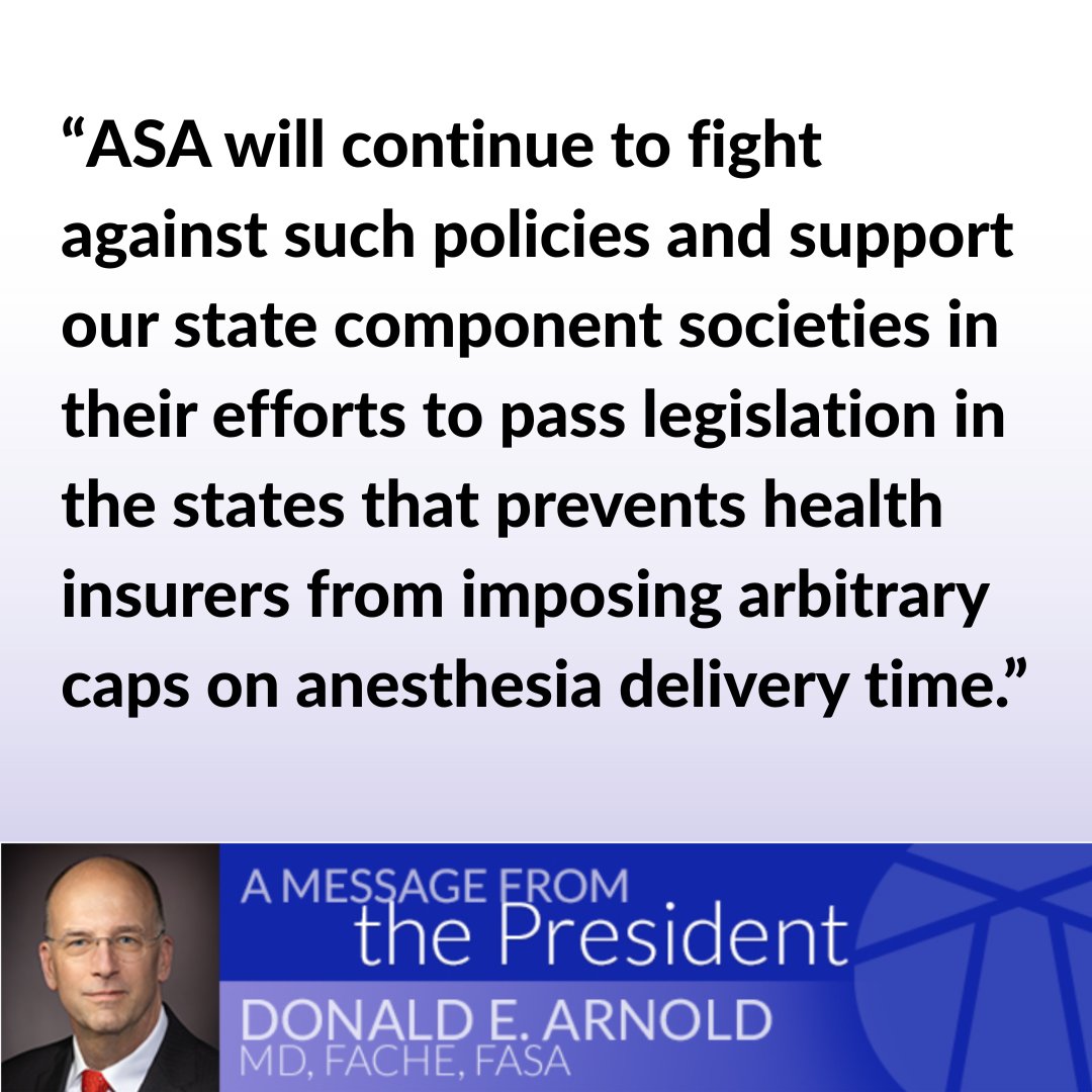 ASA® (@asalifeline) on Twitter photo ASA is fighting a NY bill that, if enacted, would allow insurers to arbitrarily limit coverage and payment for #anesthesia services. NY <a href="/GovKathyHochul/">Governor Kathy Hochul</a> called a previous effort to cap anesthesia time "outrageous." Learn more from ASA President <a href="/dearnoldmd/">Don Arnold, MD, FACHE, FASA</a>: ow.ly/FBQc50W0gY3 ASA is fighting a NY bill that, if enacted, would allow insurers to arbitrarily limit coverage and payment for #anesthesia services. NY <a href="/GovKathyHochul/">Governor Kathy Hochul</a> called a previous effort to cap anesthesia time "outrageous." Learn more from ASA President <a href="/dearnoldmd/">Don Arnold, MD, FACHE, FASA</a>: ow.ly/FBQc50W0gY3