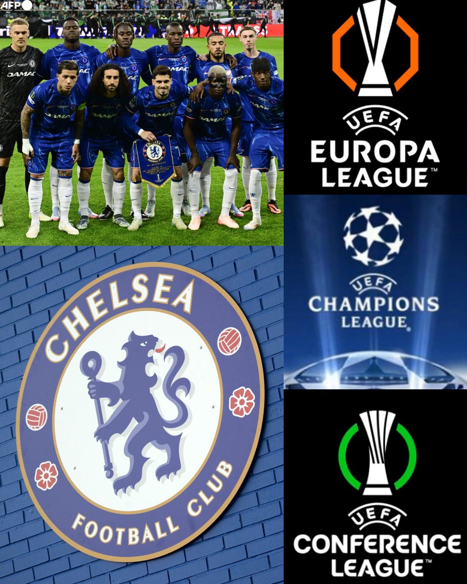 InvictosSomos's tweet image. Saluden al ÚNICO CLUB EN TODA LA HISTORIA que puede decir que ha sido campeón de la Champions League, campeón de la Europa League, campeón de la Conference League, campeón de la Supercopa de Europa y campeón de la Recopa de Europa. Sí, señoras y señores, el Chelsea ya ganó TODAS…