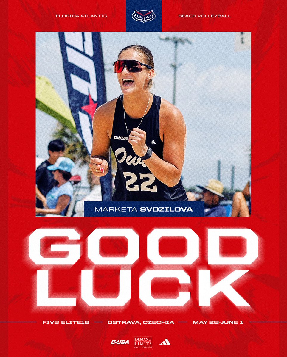 FAUBeachVB's tweet image. Wishing Marketa Svozilova the best of luck as she competes at the FIVB Elite16 this week in Ostrava, Czechia! π¨πΏ
#WIPποΈ