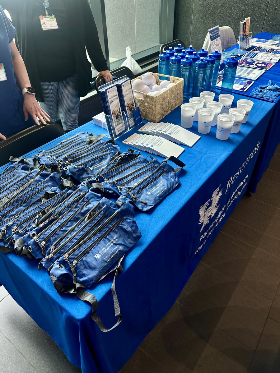 UK CCTS (@uk_ccts) on Twitter photo On Tuesday, May 20th, we celebrated Clinical Trials Day with the <a href="/UKYMedicine/">University of Kentucky College of Medicine</a>!
Thanks to everyone who stopped by our table!
To see a full list of CCTS services and resources, visit: ccts.uky.edu/services-resouā¦
#ukresearch #ukccts #clinicaltrialsday #poweredbypurpose #ctd2025 On Tuesday, May 20th, we celebrated Clinical Trials Day with the <a href="/UKYMedicine/">University of Kentucky College of Medicine</a>!
Thanks to everyone who stopped by our table!
To see a full list of CCTS services and resources, visit: ccts.uky.edu/services-resouā¦
#ukresearch #ukccts #clinicaltrialsday #poweredbypurpose #ctd2025