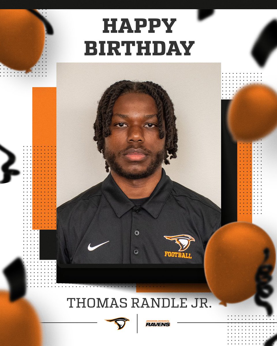 Join us in wishing a Happy Birthday to Junior Wide Receiver, Thomas Randle Jr.🎉🥳🎂