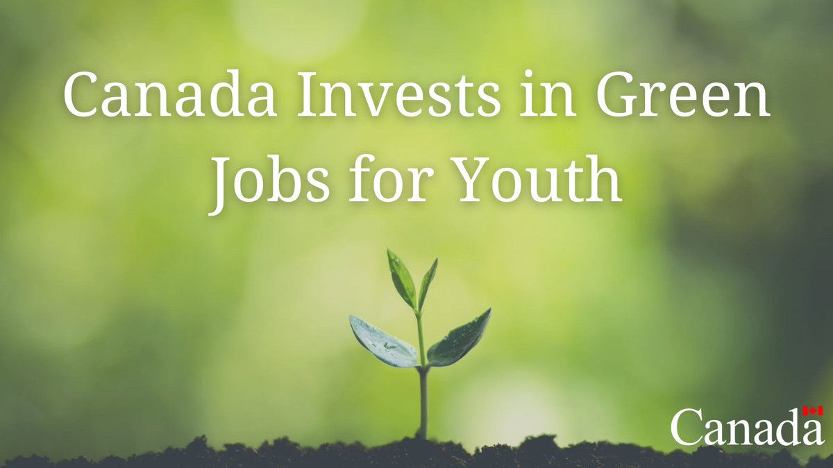 Canada’s rich resources and top talent are a winning advantage. 

Today’s $15M federal investment in green jobs for youth will create hundreds of good paying roles, boost our clean energy sector, and power long term economic growth.🌱💼🇨🇦

⬇️
canada.ca/en/natural-res…