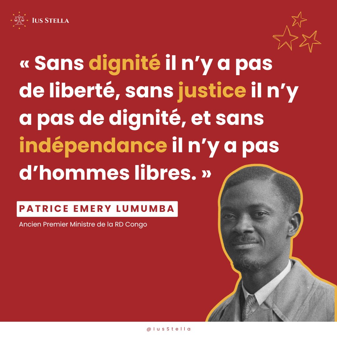 IusStella's tweet photo. La liberté ne se mendie pas. 
Elle se construit sur des bases solides : la justice, la dignité, l’indépendance.
Quand l'un de ces piliers vacille, c’est l’ensemble de notre humanité qui s'effondre.
Ce n’est pas qu’une leçon d’histoire.
C’est un appel.
À agir.
À défendre ce qui nous rend véritablement libres.
#JusticePourTous #IusStella #RDCongo #Dignite