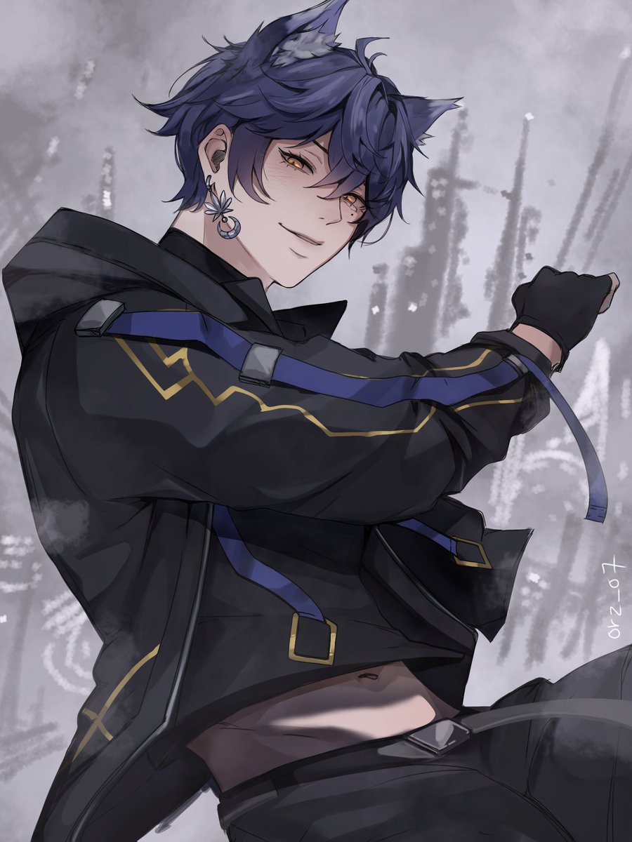 Touyasumi's tweet image. 🌙💙

「#Touyartisan #Vtuber 」