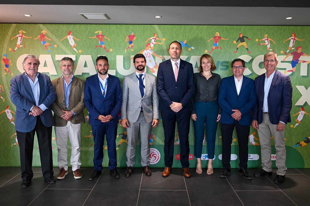gerardesteva's tweet photo. 🏆⚽️ Catalunya @FCF_CAT s’imposa a Costa Rica en una gran jornada de la V Setmana Catalana de l’Esport al Johan Cruyff.
💪🏻 El futbol català continua demostrant el seu compromís, qualitat i orgull de país.
#SomEsport #SCE25 https://t.co/7aAWRrAFmC