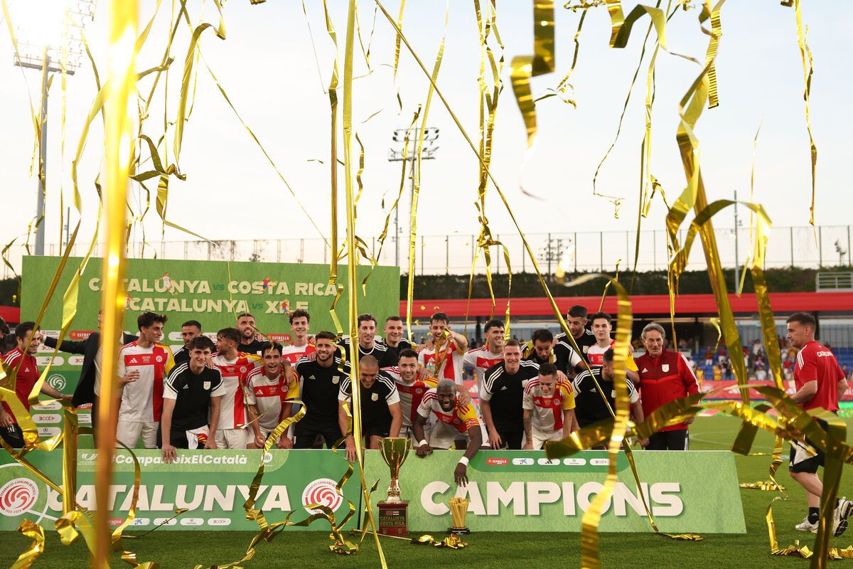 gerardesteva's tweet photo. 🏆⚽️ Catalunya @FCF_CAT s’imposa a Costa Rica en una gran jornada de la V Setmana Catalana de l’Esport al Johan Cruyff.
💪🏻 El futbol català continua demostrant el seu compromís, qualitat i orgull de país.
#SomEsport #SCE25 https://t.co/7aAWRrAFmC